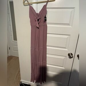 Charlotte Russe Dusty Purple Maxi Dress